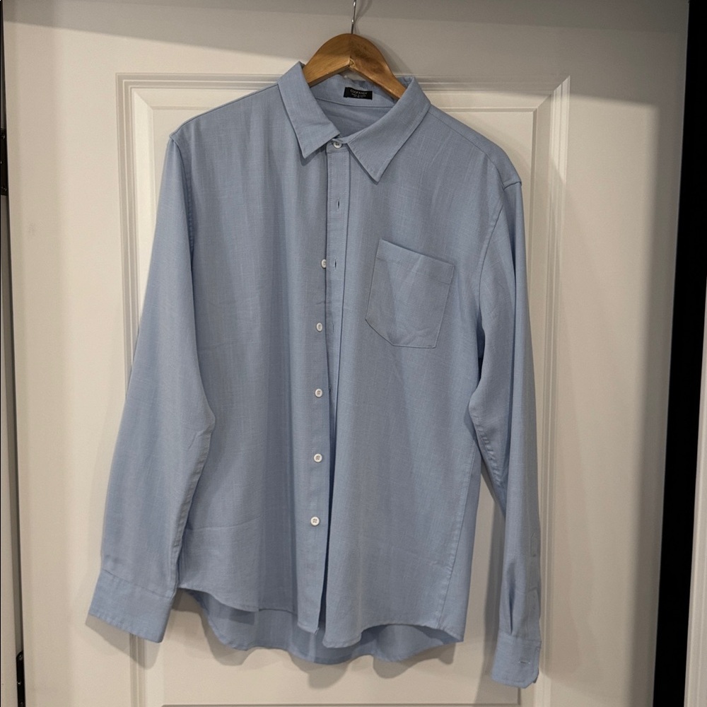Light Blue Button-Up Shirt